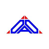oao letter logo kreatives design mit vektorgrafik, oao einfaches und modernes logo. vektor