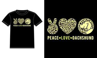 fred kärlek tax hund älskare gåvor t-shirt design mall, bil fönster klistermärke, pod, omslag, isolerat svart bakgrund vektor
