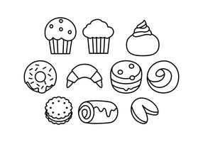 Free Bakeries Line Icon Vektor