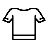 Sport-T-Shirt-Symbol, Umrissstil vektor