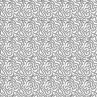 abstrakte geometrische Linie Musterdesign Grafik Streifen Labyrinth Zeichnung Hintergrund. modernes schwarz-weiß-design für textilien, tapeten, kleidung, hintergrund, fliesen, verpackung, stoff, kunstdruck. Vektor