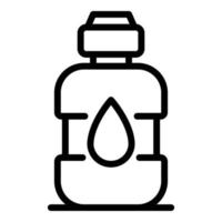 Flaschenspülsymbol, Umrissstil vektor