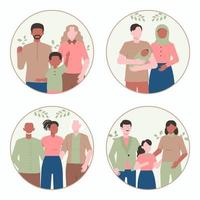 Diversity-Illustrationssammlung vektor