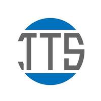 tts brev logotyp design på vit bakgrund. tts kreativ initialer cirkel logotyp begrepp. tts brev design. vektor