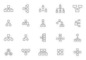 Kostenlose Organigramm Vektoren