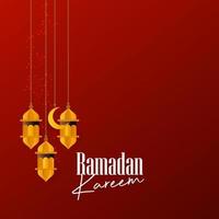 islamische grußkarte ramadan kareem w vektor