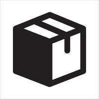 Box-Paket-Symbol vektor