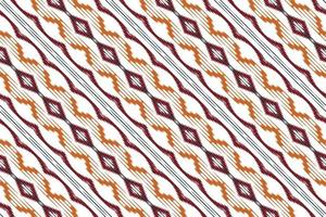 Batik Textil Ikat Rahmen nahtloses Muster digitales Vektordesign für den Druck Saree Kurti Borneo Stoffrand Pinselsymbole Farbfelder Baumwolle vektor