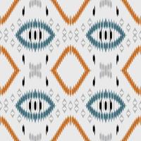 ikat mönster stam- abstrakt sömlös mönster. etnisk geometrisk ikkat batik digital vektor textil- design för grafik tyg saree mughal borsta symbol strängar textur kurti kurtis kurtas
