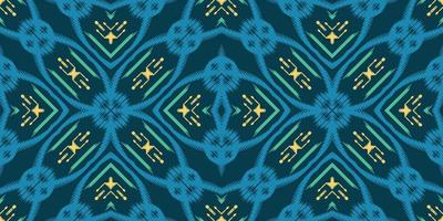 Batik-Textilmotiv Ikat-Design nahtloses Muster digitales Vektordesign für den Druck Saree Kurti Borneo Stoffrand Pinselsymbole Muster Partykleidung vektor