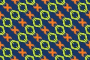 ikkat eller ikat damast- batik textil- sömlös mönster digital vektor design för skriva ut saree kurti borneo tyg gräns borsta symboler färgrutor designer