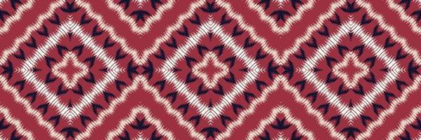 etnisk ikat rand batik textil- sömlös mönster digital vektor design för skriva ut saree kurti borneo tyg gräns borsta symboler färgrutor bomull