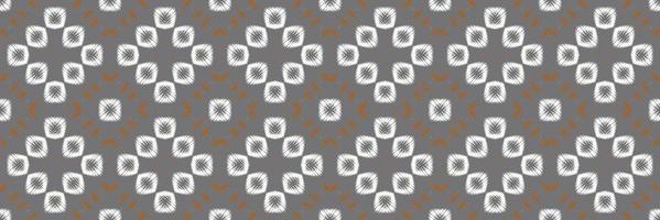 Batik-Textil-Ikat oder Ikat-Druck nahtloses Muster digitales Vektordesign für den Druck Saree Kurti Borneo Stoffrand Pinsel Symbole Muster Baumwolle vektor