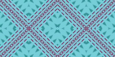Ethno-Ikat-Stoff Batik Textil nahtloses Muster digitales Vektordesign für den Druck Saree Kurti Borneo Stoffrand Pinselsymbole Muster stilvoll vektor