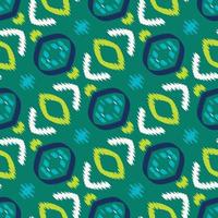 batik textil ikat druck nahtloses muster digitales vektordesign für druck saree kurti borneo stoff grenze pinsel symbole muster stilvoll vektor
