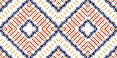 Batik-Textilmotiv Ikat Chevron nahtloses Muster digitales Vektordesign für den Druck Saree Kurti Borneo Stoffrand Pinselsymbole Muster Partykleidung vektor