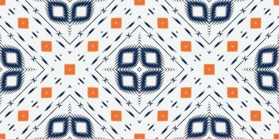 ikat punktiert nahtloses muster der stammeskunst. ethnische geometrische ikkat batik digitaler vektor textildesign für drucke stoff saree mughal pinsel symbol schwaden textur kurti kurtis kurtas