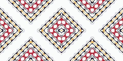 ikkat oder ikat blumen batik textil nahtloses muster digitales vektordesign für druck saree kurti borneo stoff rand pinsel symbole muster designer vektor
