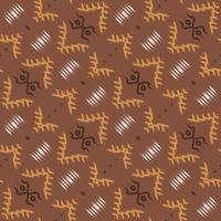 Batik-Textil-Ikat-Stoff nahtloses Muster digitales Vektordesign für den Druck Saree Kurti Borneo Stoffrand Pinselsymbole Farbfelder stilvoll vektor