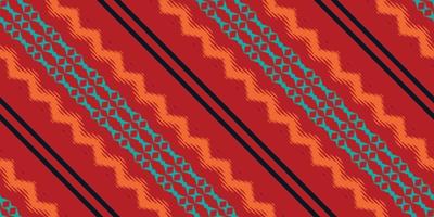 batik textil- etnisk ikat triangel sömlös mönster digital vektor design för skriva ut saree kurti borneo tyg gräns borsta symboler färgrutor designer