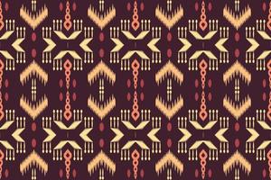 Ikat Stoff Tribal Afrika Borneo Skandinavisch Batik Böhmische Textur digitales Vektordesign für Druck Saree Kurti Stoffpinsel Symbole Muster vektor