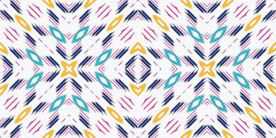 ikat prickar stam- bakgrund sömlös mönster. etnisk geometrisk ikkat batik digital vektor textil- design för grafik tyg saree mughal borsta symbol strängar textur kurti kurtis kurtas