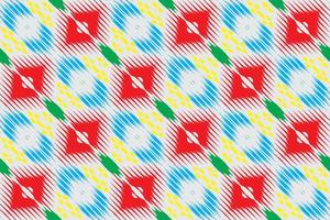 Batik-Textil ethnischer Ikat-Damast nahtloses Muster digitales Vektordesign für den Druck Saree Kurti Borneo Stoffrand Pinselsymbole Farbfelder stilvoll vektor