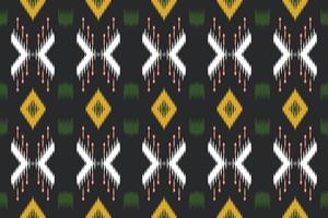 ikkat oder ikat entwirft stammesfarbe borneo skandinavische batik böhmische textur digitales vektordesign für druck saree kurti stoffpinsel symbole muster vektor