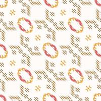 Batik Textil Ikat Chevron nahtloses Muster digitales Vektordesign für den Druck Saree Kurti Borneo Stoffrand Pinselsymbole Farbfelder Baumwolle vektor