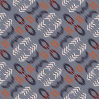 Batik Textil Ikat Azteken nahtloses Muster digitales Vektordesign für Print Saree Kurti Borneo Stoffrand Pinselsymbole Musterdesigner vektor