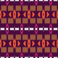 ethnische ikat streifen batik textil nahtloses muster digitales vektordesign für druck saree kurti borneo stoff rand pinsel symbole muster stilvoll vektor