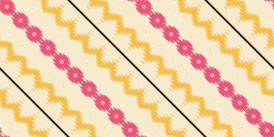 Batik-Textil ethnischer Ikat-Streifen nahtloses Muster digitales Vektordesign für den Druck Saree Kurti Borneo Stoffrand Pinselsymbole Muster Partykleidung vektor