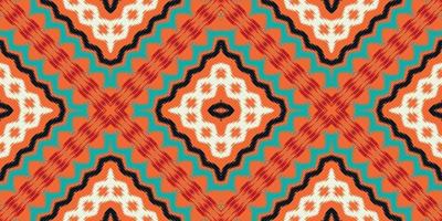 ikkat oder ikat blume batik textil nahtloses muster digitales vektordesign für druck saree kurti borneo stoff rand pinsel symbole muster stilvoll vektor