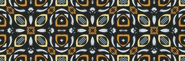 Batik-Textil ethnischer Ikat-Druck nahtloses Muster digitales Vektordesign für den Druck Saree Kurti Borneo Stoffrand Pinselsymbole Muster Partykleidung vektor