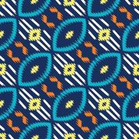 ethnische ikat-textur batik textil nahtloses muster digitales vektordesign für druck saree kurti borneo stoff rand pinsel symbole muster baumwolle vektor