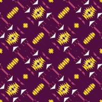 Batik-Textil-Ikat entwirft digitales Vektordesign mit nahtlosem Muster für den Druck Saree Kurti Borneo Stoffrand Pinselsymbole Stoffmuster Baumwolle vektor