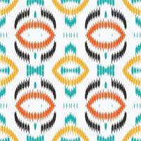 ikat entwirft Stammes-Chevron-nahtloses Muster. ethnische geometrische ikkat batik digitaler vektor textildesign für drucke stoff saree mughal pinsel symbol schwaden textur kurti kurtis kurtas