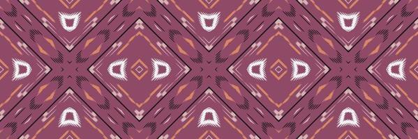 ikat damast batik textil nahtloses muster digitales vektordesign für druck saree kurti borneo stoff rand pinsel symbole muster stilvoll vektor