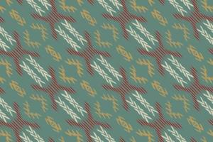 Batik-Textil-Ikat oder Ikat-Diamant-nahtloses Muster, digitales Vektordesign für Druck, Saree, Kurti, Borneo, Stoffrand, Pinselsymbole, Musterdesigner vektor