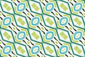 Stammes-Chevron der Ikat-Blume geometrisches traditionelles ethnisches orientalisches Design für den Hintergrund. Volksstickerei, indisch, skandinavisch, Zigeuner, mexikanisch, afrikanischer Teppich, Tapete. vektor