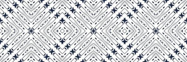 Batik-Textil-Ikat-Streifen nahtloses Muster, digitales Vektordesign für den Druck, Saree, Kurti, Borneo, Stoffrand, Pinselsymbole, Musterdesigner vektor