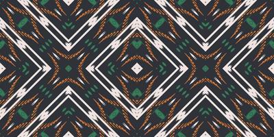 ikat blommig stam- afrikansk sömlös mönster. etnisk geometrisk ikkat batik digital vektor textil- design för grafik tyg saree mughal borsta symbol strängar textur kurti kurtis kurtas