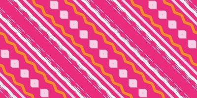 Batik-Textil-Ethno-Ikat-Streifen nahtloses Muster digitales Vektordesign für Druck Saree Kurti Borneo Stoffrand Pinselsymbole Musterdesigner vektor