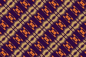 Ethno-Ikat-Stoff Batik Textil nahtloses Muster digitales Vektordesign für den Druck Saree Kurti Borneo Stoffrand Pinselsymbole Farbfelder Partykleidung vektor