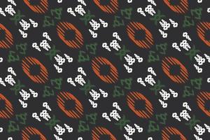 Batik-Textil-Ethno-Ikat-Streifen nahtloses Muster digitales Vektordesign für Druck Saree Kurti Borneo Stoffrand Pinselsymbole Musterdesigner vektor