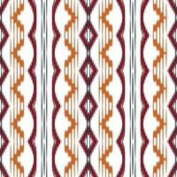 ikat rahmen batik textil nahtloses muster digitales vektordesign für druck saree kurti borneo stoff grenze pinsel symbole muster stilvoll vektor
