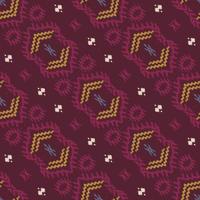 Ethno-Ikat-Streifen-Batik-Textilmuster, digitales Vektordesign für Druck, Saree, Kurti, Borneo, Stoffrand, Pinselsymbole, Muster, Partykleidung vektor