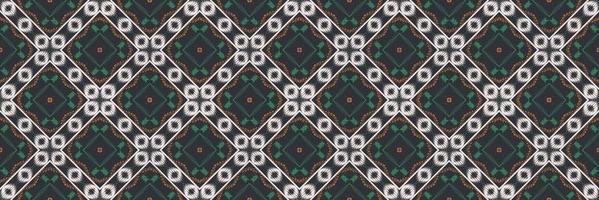 Batik Textil Ikat Chevron nahtloses Muster digitales Vektordesign für den Druck Saree Kurti Borneo Stoffrand Pinselsymbole Farbfelder stilvoll vektor