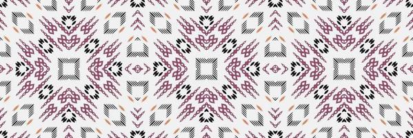 Batik-Textilmotiv Ikat-Blume, nahtloses Muster, digitales Vektordesign für den Druck, Saree, Kurti, Borneo, Stoffrand, Pinselsymbole, Muster, Partykleidung vektor
