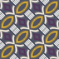 Ethno-Ikat-Streifen-Batik-Textilmuster, digitales Vektordesign für den Druck, Saree, Kurti, Borneo, Stoff, Grenze, Pinsel, Symbole, Farbfelder, stilvoll vektor